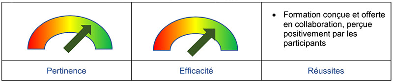Figure&nbsp;9&nbsp;: Évaluation sommaire –&nbsp;Sensibilisation et capacité