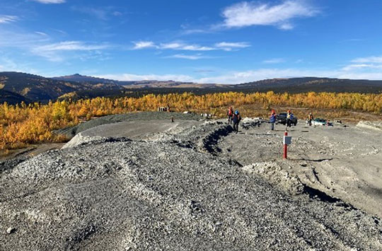 Clinton Creek mine site.