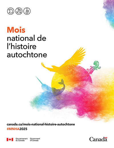 L'affiche du Mois national de l'histoire autochtone 2025