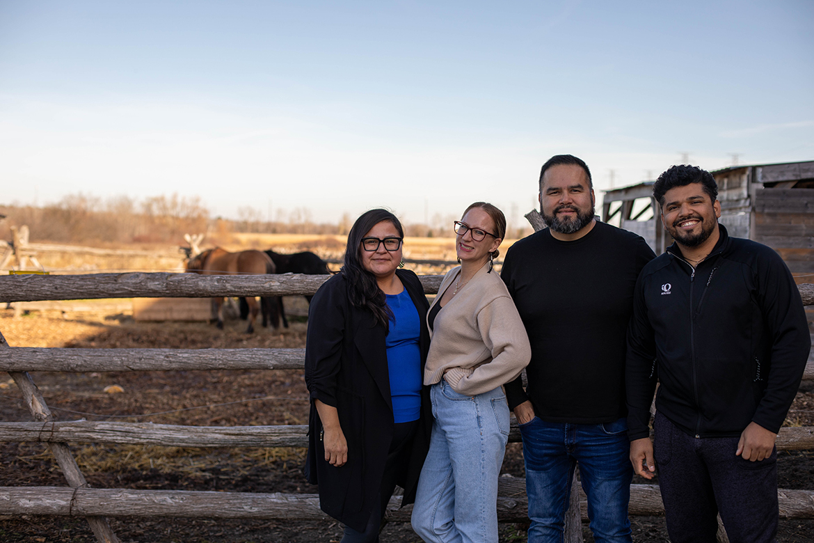 Représentants de 2 Spirited People of the 1st Nations.