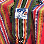 A brightly coloured Métis sash.