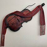 A decorative Métis fiddle.