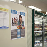 Nutrition North Canada poster in a community store.