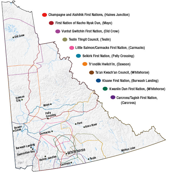 Traditional territory map