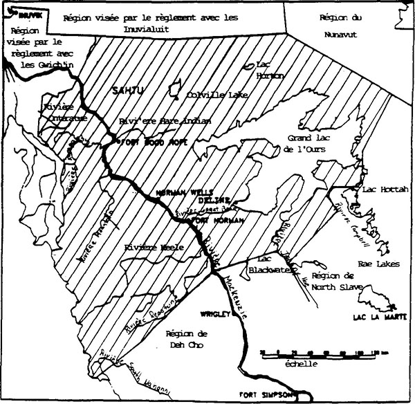 Carte de la région visee parle reglement